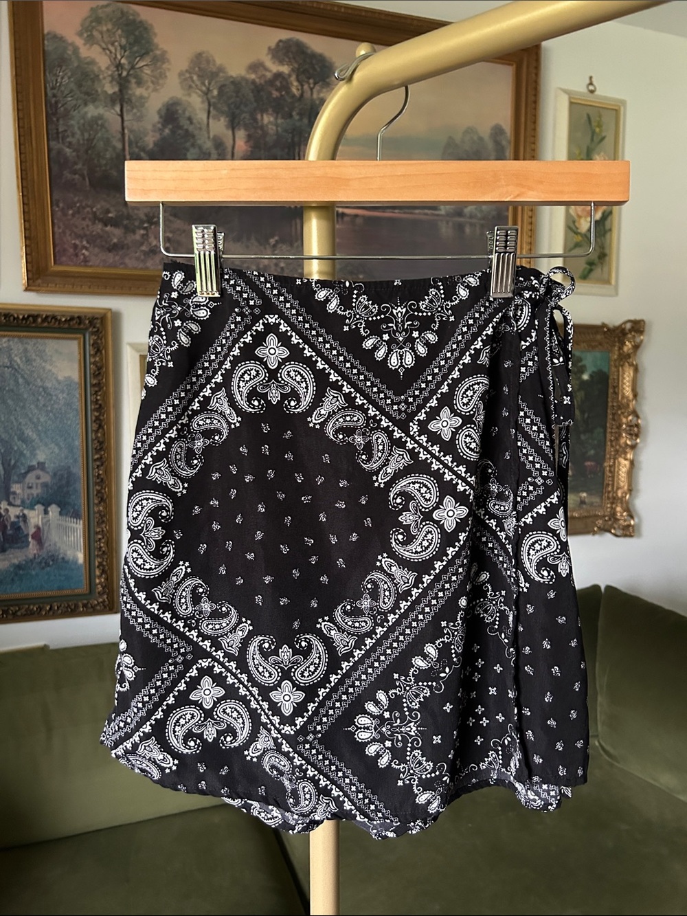 Altar’d State Bandana Wrap Skort